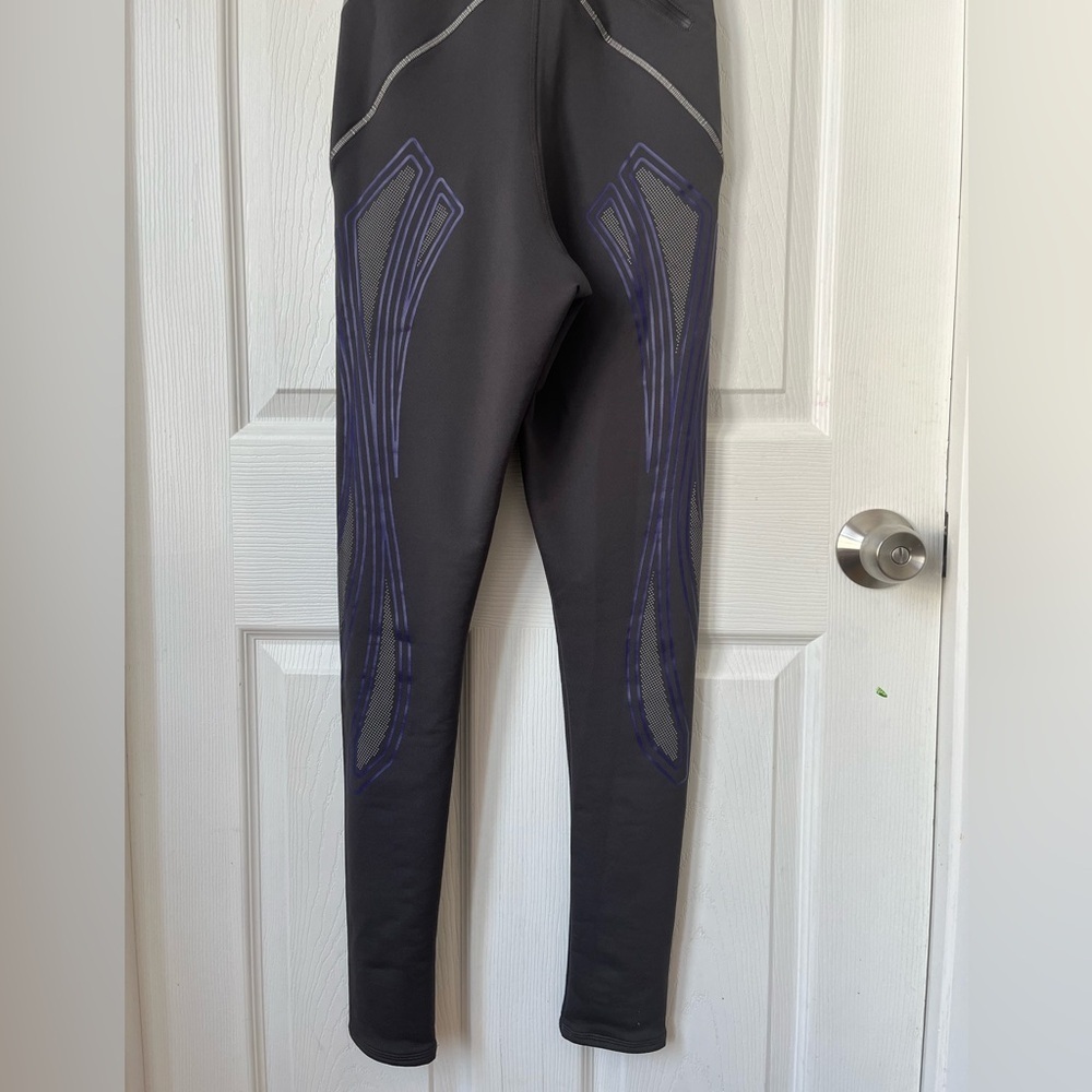 Adidas Stella McCartney Bib Tights Jumpsuit Black Gray Women's Small - Picture 8 of 11